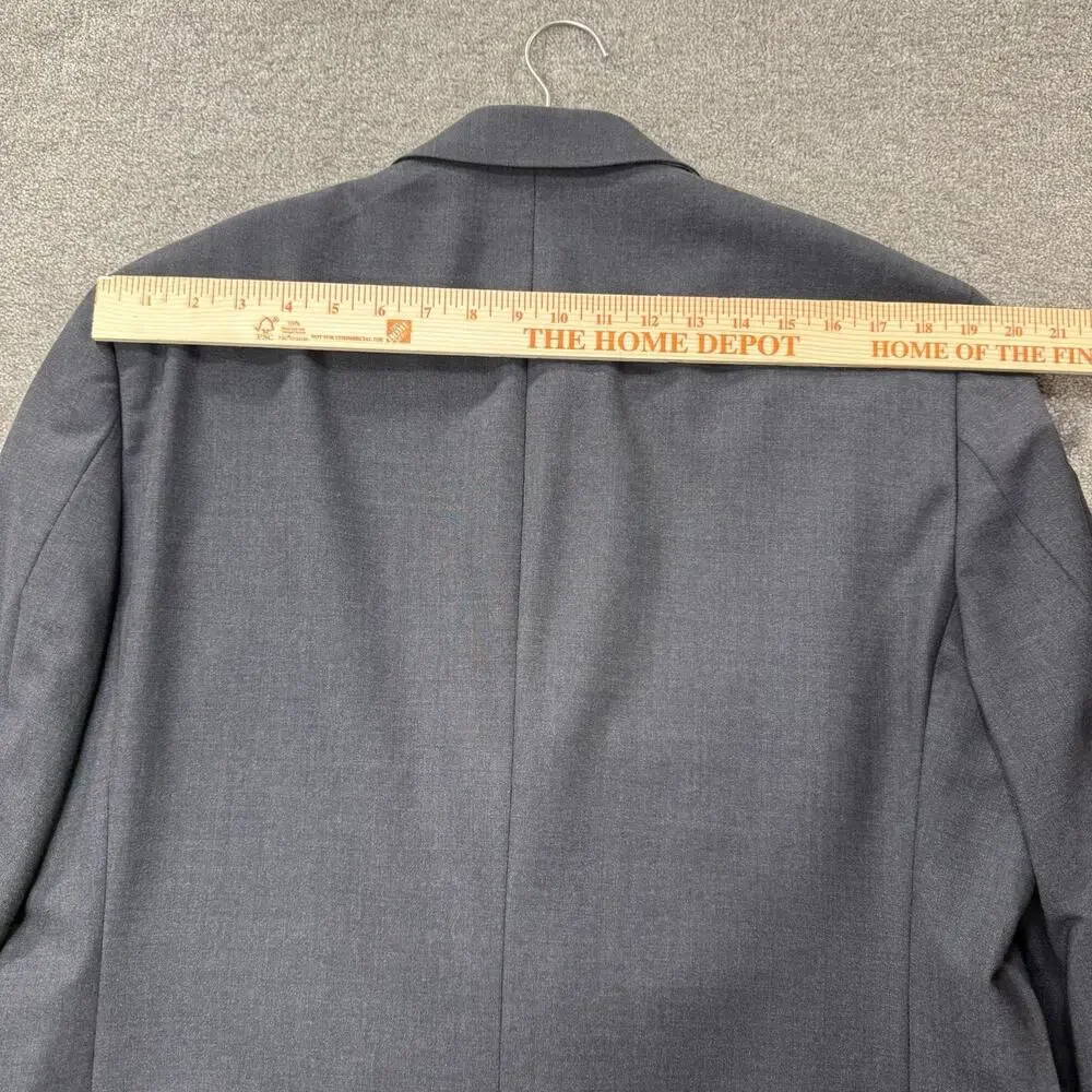 Brooks Brothers 346 Men’s 44S Charcoal‎ Wool Blend Stretch Blazer Sport Coat